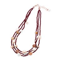 Collana Lelune Donna LELUNE GLAMOUR in Argento Perla LGNK540 - LGNK540